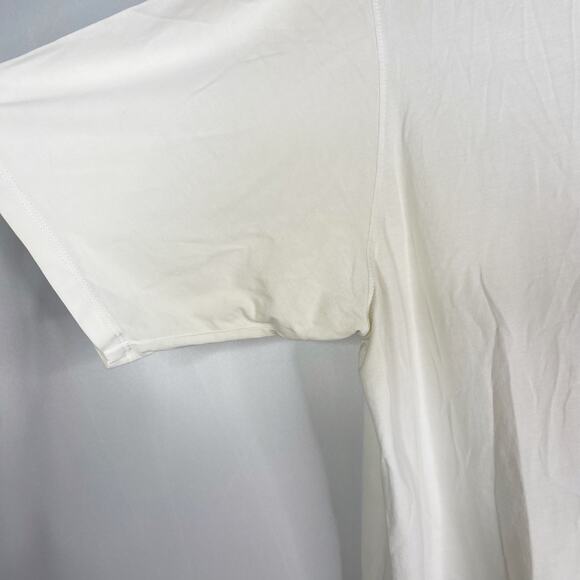 B Draddy Mens Medium M White Short Sleeve Golf Polo Shirt STAINED SA Golf Club - Picture 7 of 12